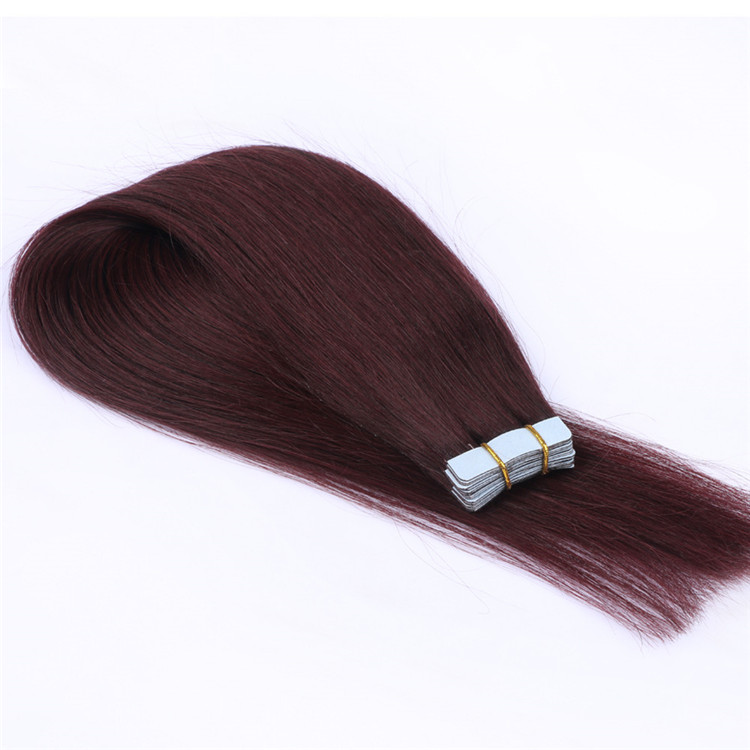 Double drawn wholesale hair tape in hair weave extensions made in china QM017